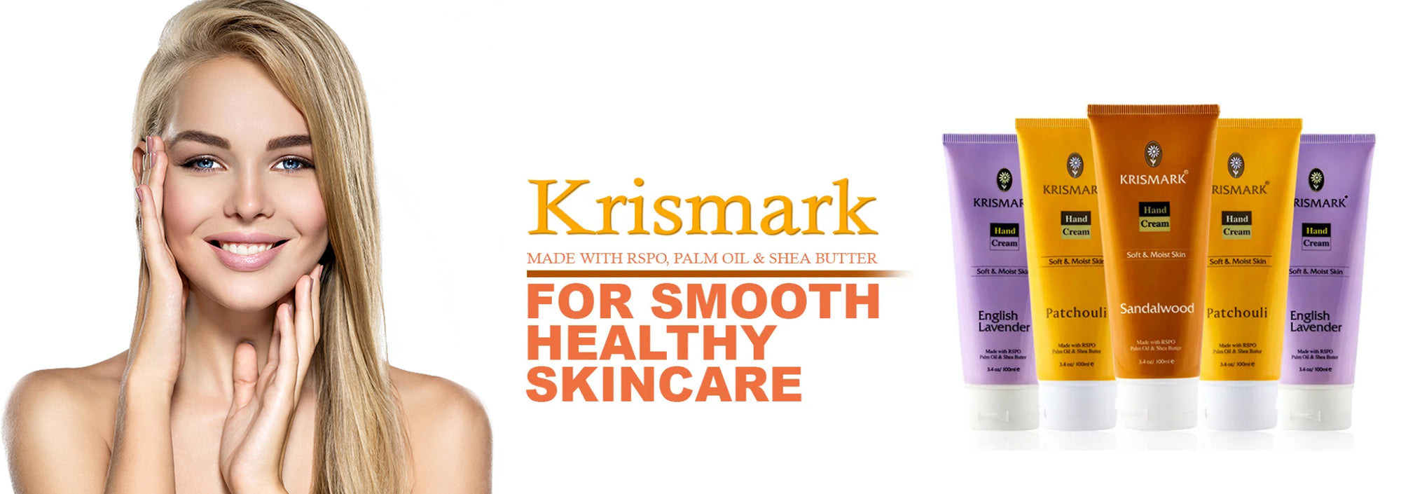 Krismark Hand Cream With Palm Oil and Shea Butter - Patchouli