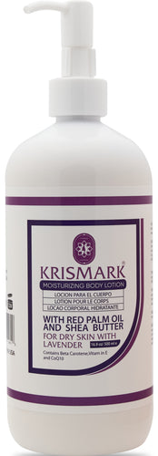 Krismark Moisturizing Body Lotion with Shea Butter and Red Palm oil Lavender