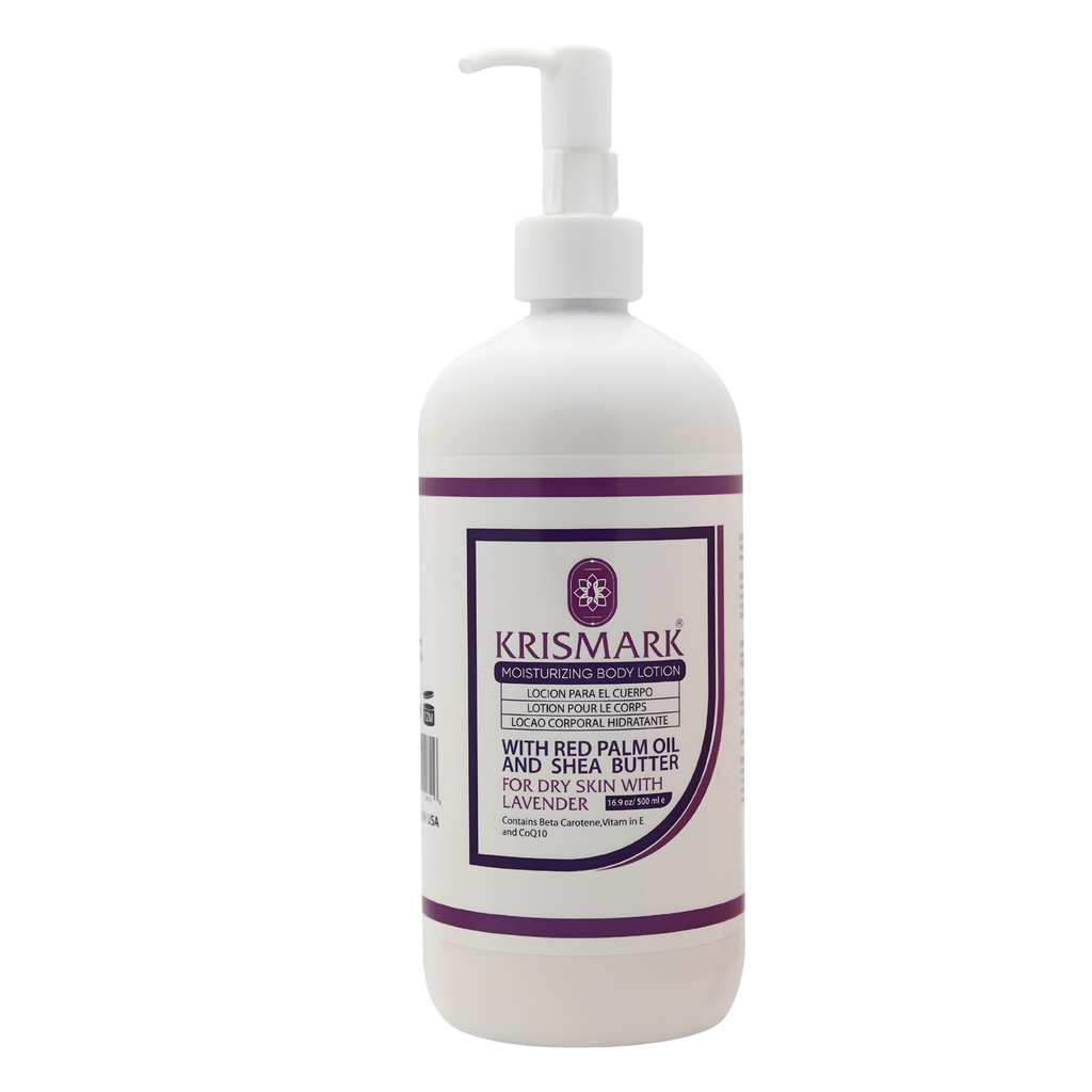 Krismark Moisturizing Body Lotion with Shea Butter and Red Palm oil Lavender