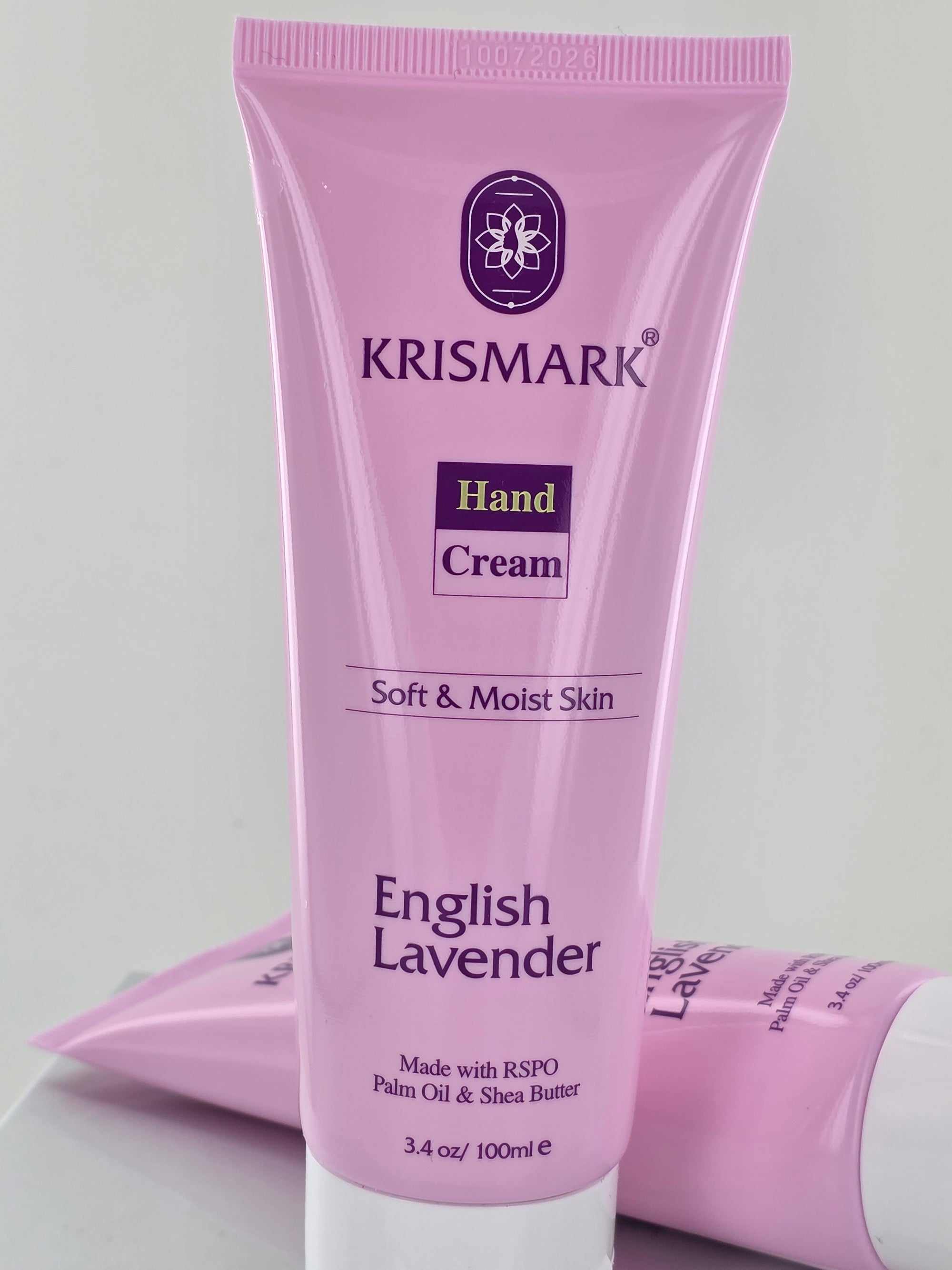Krismark Hand Cream With Palm Oil and Shea Butter - English Lavender