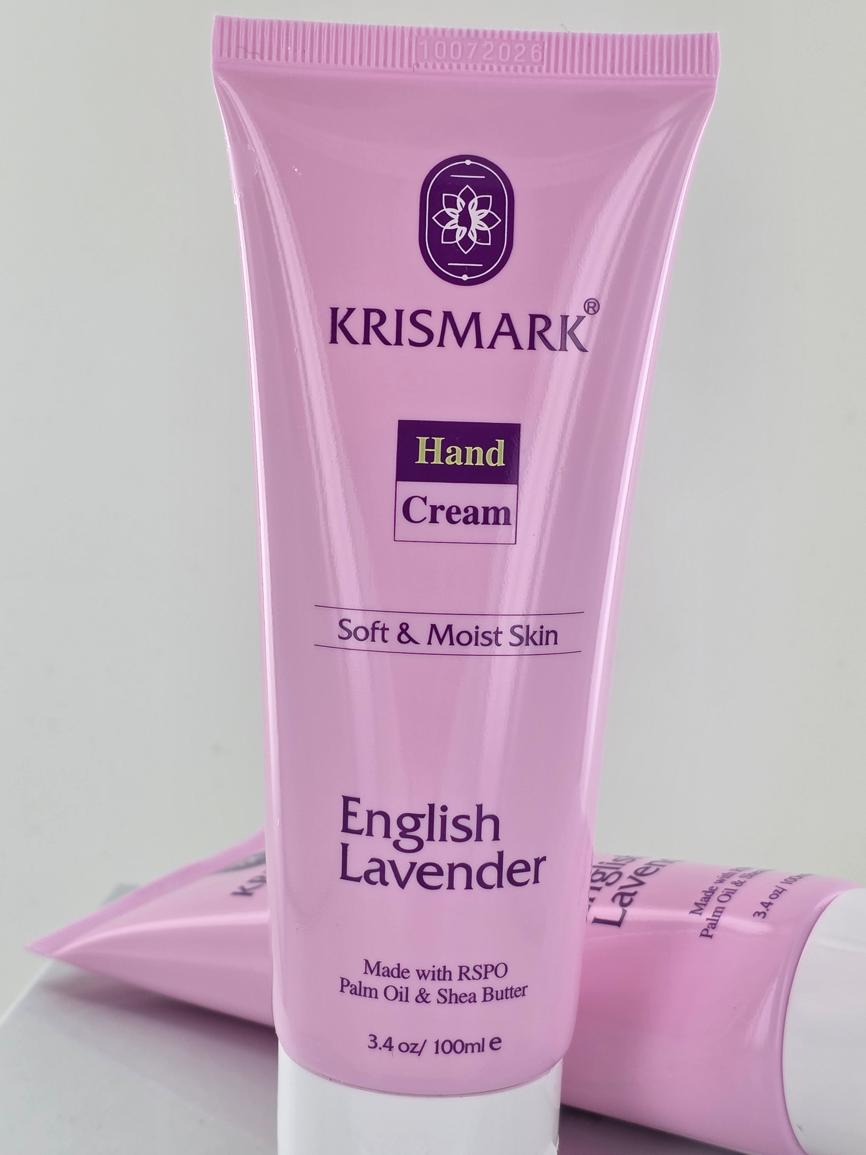 Krismark Hand Cream With Palm Oil and Shea Butter - English Lavender